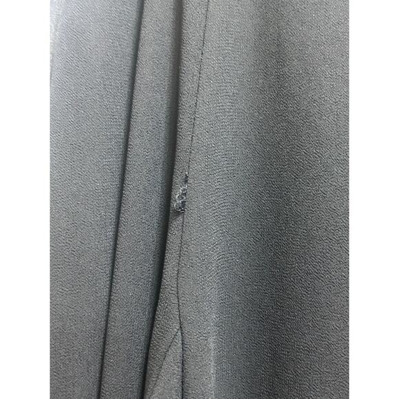 H&M Edition Blk Voluminous Skirt 2 Maxi Asymmetric Hem Sheer Chiffon Low Waist - Picture 9 of 9